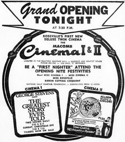 Silver Cinemas - 1965-12-22 Ad